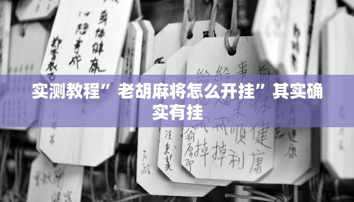 实测教程”钱柜手游廉江麻将必赢神器安装”(透视)其实确实有挂