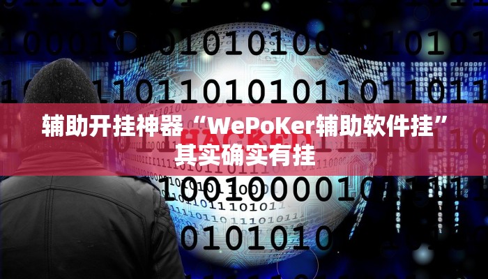 辅助开挂神器“WePoKer辅助软件挂”其实确实有挂