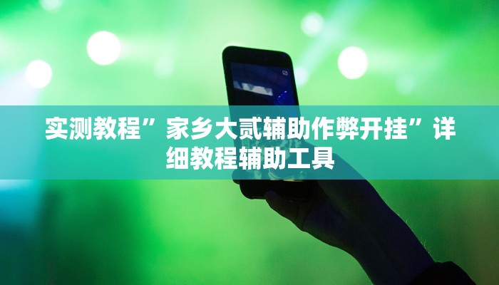 实测教程”家乡大贰辅助作弊开挂”详细教程辅助工具