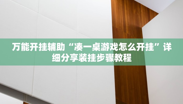 万能开挂辅助“凑一桌游戏怎么开挂”详细分享装挂步骤教程 万能开挂辅助“凑一桌游戏怎么开挂”详细分享装挂步骤教程