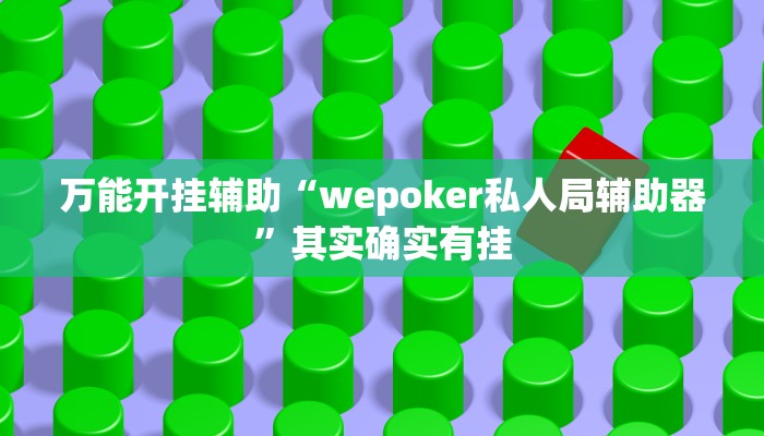 万能开挂辅助“wepoker私人局辅助器”其实确实有挂 万能开挂辅助“wepoker私人局辅助器”其实确实有挂