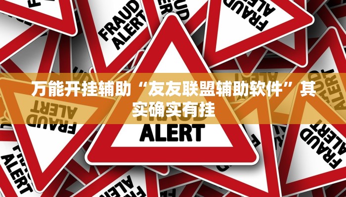 辅助开挂神器“友友联盟透视软件”其实确实有挂