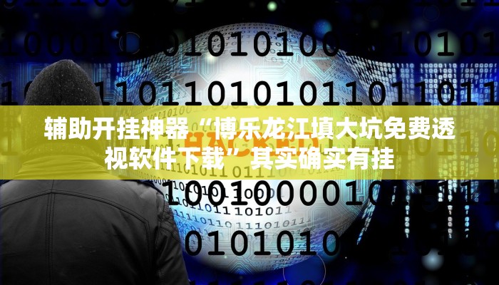 辅助开挂神器“博乐龙江填大坑免费透视软件下载”其实确实有挂